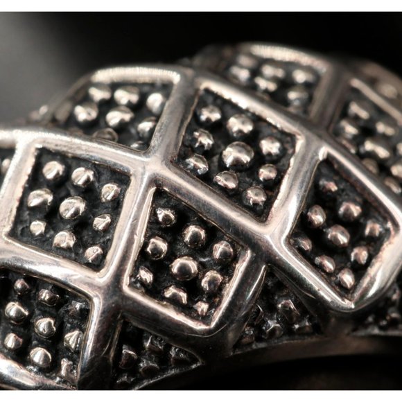 Michael Dawkins Sterling Silver Granulation Ring - Size 5.75 or 6 - Picture 6 of 8